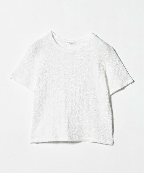 BEAUTY&YOUTH UNITED ARROWS / ビューティー&ユース ユナイテッドアローズ カットソー | ジャガード コンパクト ショートスリーブTシャツ | 詳細4