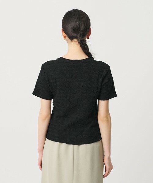 BEAUTY&YOUTH UNITED ARROWS / ビューティー&ユース ユナイテッドアローズ カットソー | ジャガード コンパクト ショートスリーブTシャツ | 詳細12