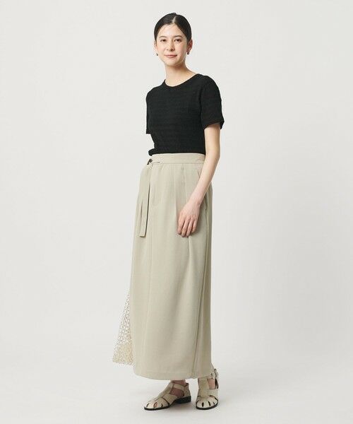 BEAUTY&YOUTH UNITED ARROWS / ビューティー&ユース ユナイテッドアローズ カットソー | ジャガード コンパクト ショートスリーブTシャツ | 詳細9