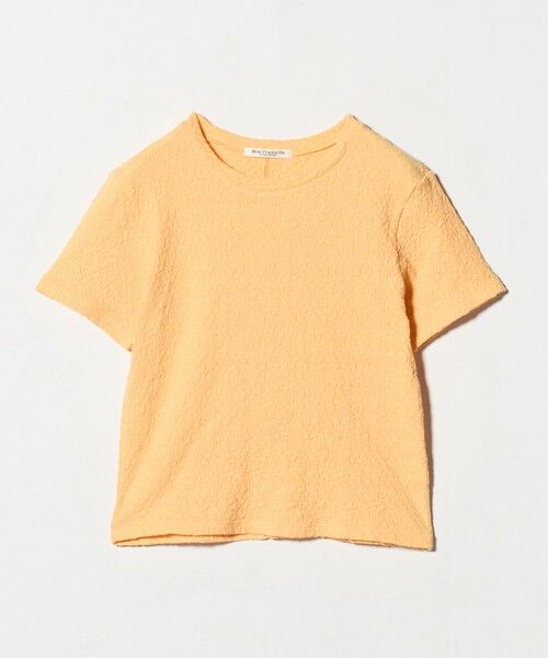 BEAUTY&YOUTH UNITED ARROWS / ビューティー&ユース ユナイテッドアローズ カットソー | ジャガード コンパクト ショートスリーブTシャツ | 詳細18