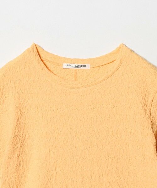 BEAUTY&YOUTH UNITED ARROWS / ビューティー&ユース ユナイテッドアローズ カットソー | ジャガード コンパクト ショートスリーブTシャツ | 詳細20