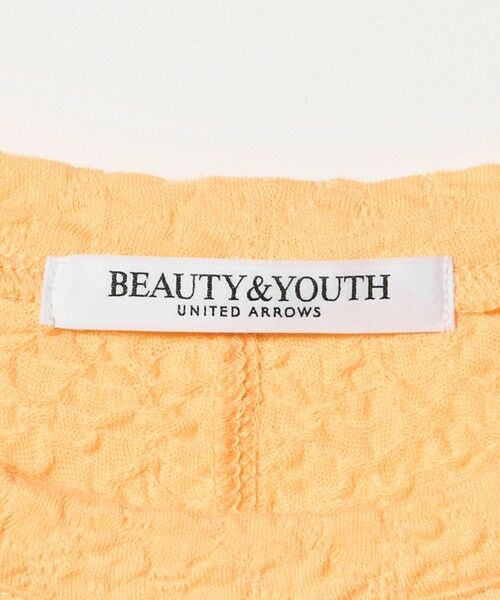 BEAUTY&YOUTH UNITED ARROWS / ビューティー&ユース ユナイテッドアローズ カットソー | ジャガード コンパクト ショートスリーブTシャツ | 詳細23