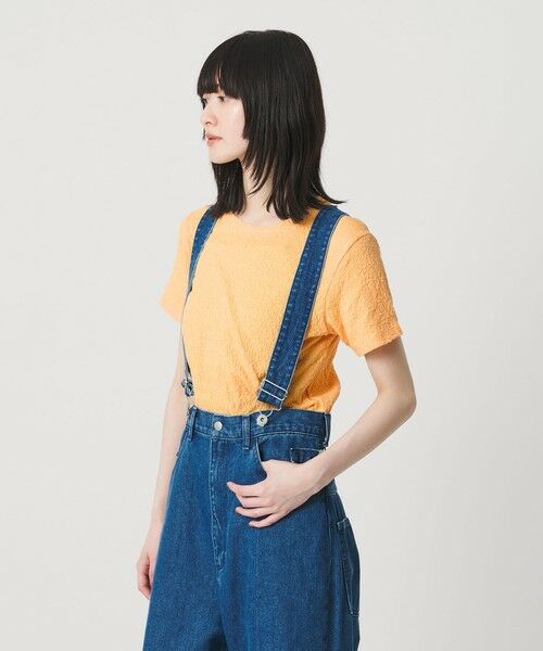 BEAUTY&YOUTH UNITED ARROWS / ビューティー&ユース ユナイテッドアローズ カットソー | ジャガード コンパクト ショートスリーブTシャツ | 詳細16