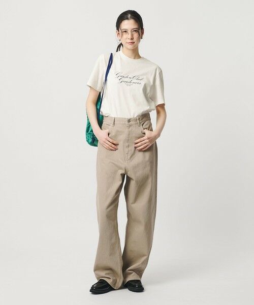 BEAUTY&YOUTH UNITED ARROWS / ビューティー&ユース ユナイテッドアローズ Tシャツ | コットン ロゴ Tシャツ | 詳細2