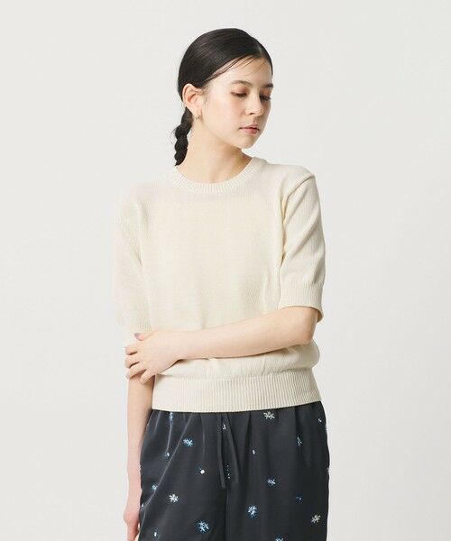 BEAUTY&YOUTH UNITED ARROWS / ビューティー&ユース ユナイテッドアローズ ニット・セーター | コイルニット ショートスリーブ プルオーバー ウォッシャブル | 詳細2