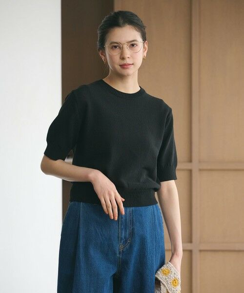 BEAUTY&YOUTH UNITED ARROWS / ビューティー&ユース ユナイテッドアローズ ニット・セーター | コイルニット ショートスリーブ プルオーバー ウォッシャブル | 詳細10