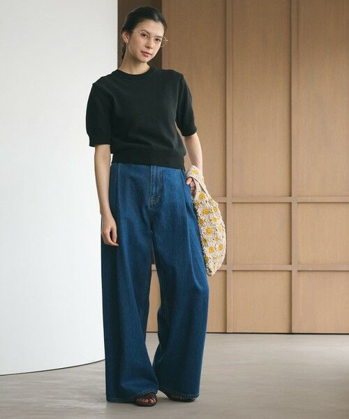 BEAUTY&YOUTH UNITED ARROWS / ビューティー&ユース ユナイテッドアローズ ニット・セーター | コイルニット ショートスリーブ プルオーバー ウォッシャブル | 詳細12