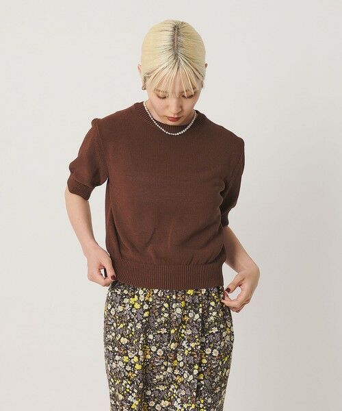BEAUTY&YOUTH UNITED ARROWS / ビューティー&ユース ユナイテッドアローズ ニット・セーター | コイルニット ショートスリーブ プルオーバー ウォッシャブル | 詳細17