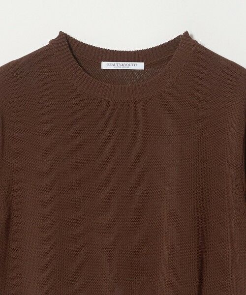 BEAUTY&YOUTH UNITED ARROWS / ビューティー&ユース ユナイテッドアローズ ニット・セーター | コイルニット ショートスリーブ プルオーバー ウォッシャブル | 詳細16