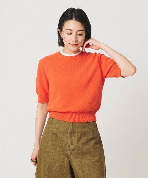 BEAUTY&YOUTH UNITED ARROWS / ビューティー&ユース ユナイテッドアローズ ニット・セーター | コイルニット ショートスリーブ プルオーバー ウォッシャブル | 詳細18
