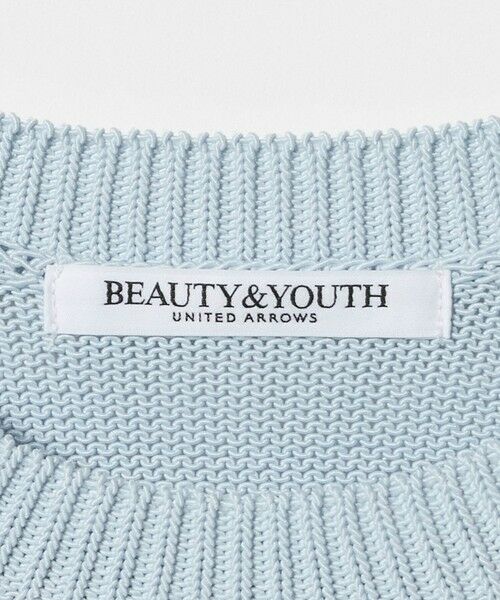 BEAUTY&YOUTH UNITED ARROWS / ビューティー&ユース ユナイテッドアローズ ニット・セーター | コイルニット ショートスリーブ プルオーバー ウォッシャブル | 詳細30