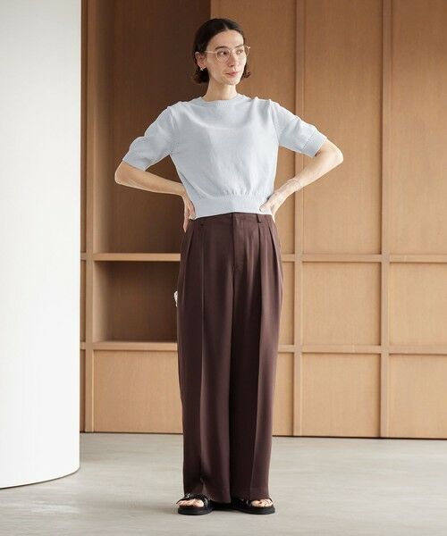 BEAUTY&YOUTH UNITED ARROWS / ビューティー&ユース ユナイテッドアローズ ニット・セーター | コイルニット ショートスリーブ プルオーバー ウォッシャブル | 詳細18