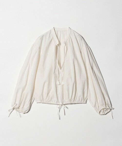 BEAUTY&YOUTH UNITED ARROWS / ビューティー&ユース ユナイテッドアローズ シャツ・ブラウス | コットンナイロン ボリューム スキッパー ブラウス | 詳細4