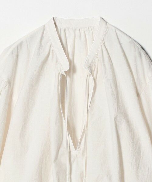 BEAUTY&YOUTH UNITED ARROWS / ビューティー&ユース ユナイテッドアローズ シャツ・ブラウス | コットンナイロン ボリューム スキッパー ブラウス | 詳細5