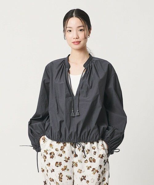 BEAUTY&YOUTH UNITED ARROWS / ビューティー&ユース ユナイテッドアローズ シャツ・ブラウス | コットンナイロン ボリューム スキッパー ブラウス | 詳細7