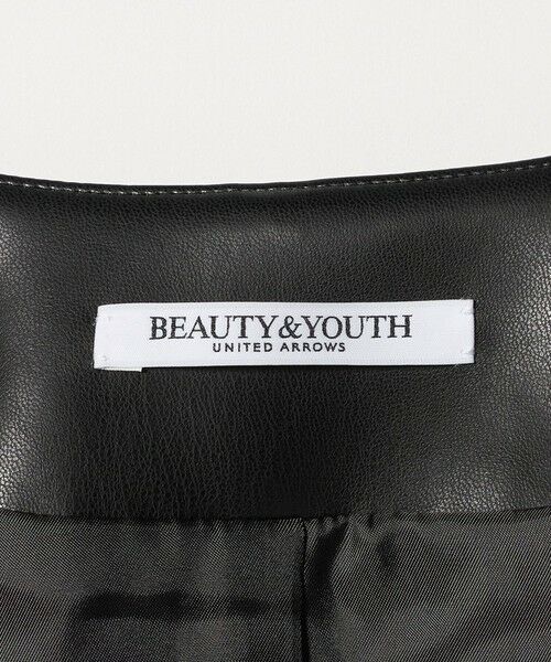 BEAUTY&YOUTH UNITED ARROWS / ビューティー&ユース ユナイテッドアローズ ベスト | レザーライク ベスト | 詳細15