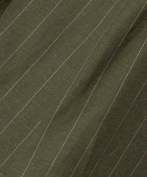 BEAUTY&YOUTH UNITED ARROWS / ビューティー&ユース ユナイテッドアローズ ノーカラージャケット | 麻ブレンド ストライプ カラーレス ジャケット | 詳細25