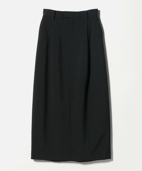BEAUTY&YOUTH UNITED ARROWS / ビューティー&ユース ユナイテッドアローズ ロング・マキシ丈スカート | ポリエステルブレンド タックスカート | 詳細4