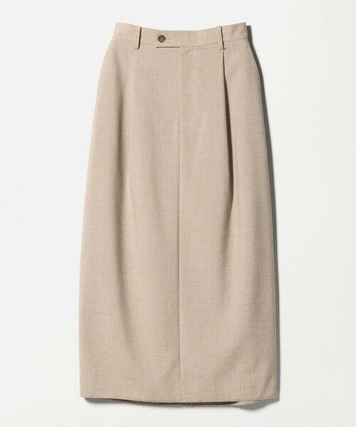 BEAUTY&YOUTH UNITED ARROWS / ビューティー&ユース ユナイテッドアローズ ロング・マキシ丈スカート | ポリエステルブレンド タックスカート | 詳細15