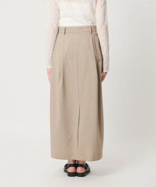BEAUTY&YOUTH UNITED ARROWS / ビューティー&ユース ユナイテッドアローズ ロング・マキシ丈スカート | ポリエステルブレンド タックスカート | 詳細14