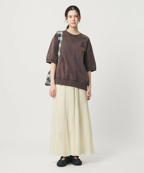 BEAUTY&YOUTH UNITED ARROWS / ビューティー&ユース ユナイテッドアローズ ロング・マキシ丈スカート | セルロースナイロン ワッシャーロングスカート ウォッシャブル | 詳細3