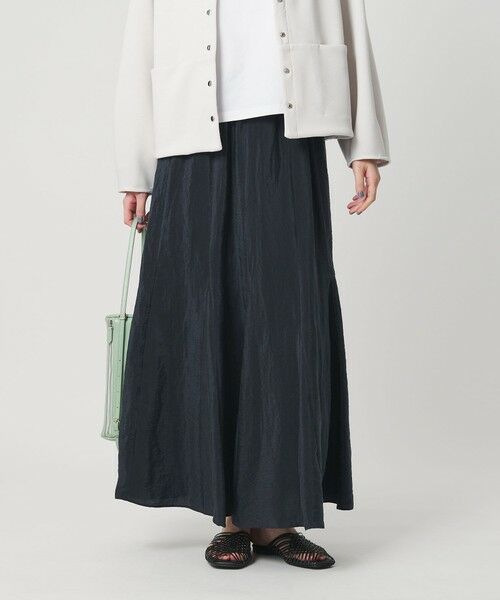 BEAUTY&YOUTH UNITED ARROWS / ビューティー&ユース ユナイテッドアローズ ロング・マキシ丈スカート | セルロースナイロン ワッシャーロングスカート ウォッシャブル | 詳細17