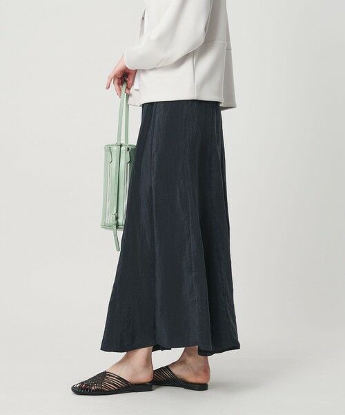 BEAUTY&YOUTH UNITED ARROWS / ビューティー&ユース ユナイテッドアローズ ロング・マキシ丈スカート | セルロースナイロン ワッシャーロングスカート ウォッシャブル | 詳細18