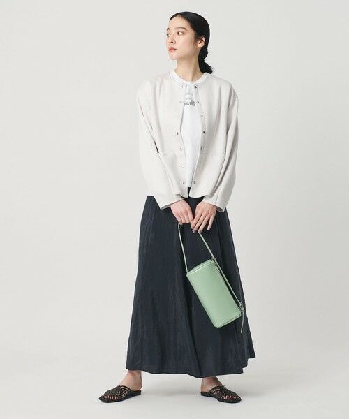 BEAUTY&YOUTH UNITED ARROWS / ビューティー&ユース ユナイテッドアローズ ロング・マキシ丈スカート | セルロースナイロン ワッシャーロングスカート ウォッシャブル | 詳細19