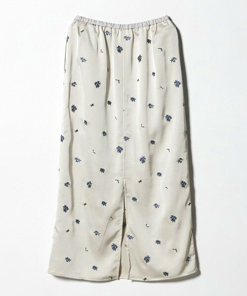 BEAUTY&YOUTH UNITED ARROWS / ビューティー&ユース ユナイテッドアローズ ロング・マキシ丈スカート | フラワー エンブロイダリー ドローストリング スカート ウォッシャブル | 詳細14