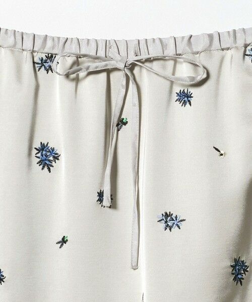 BEAUTY&YOUTH UNITED ARROWS / ビューティー&ユース ユナイテッドアローズ ロング・マキシ丈スカート | フラワー エンブロイダリー ドローストリング スカート ウォッシャブル | 詳細19