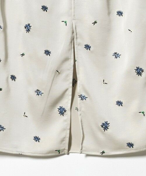 BEAUTY&YOUTH UNITED ARROWS / ビューティー&ユース ユナイテッドアローズ ロング・マキシ丈スカート | フラワー エンブロイダリー ドローストリング スカート ウォッシャブル | 詳細20