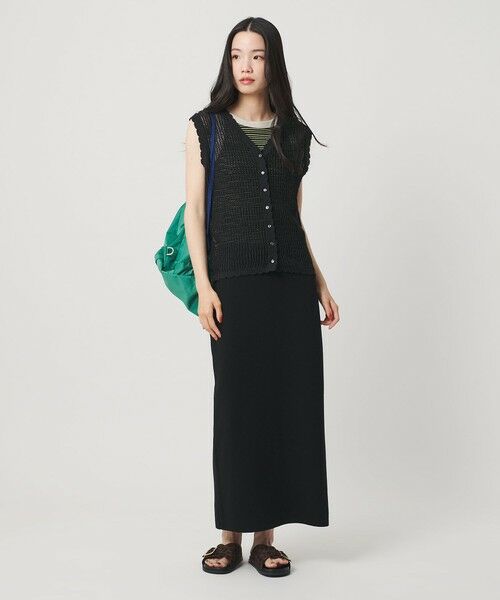 BEAUTY&YOUTH UNITED ARROWS / ビューティー&ユース ユナイテッドアローズ ロング・マキシ丈スカート | 【WEB限定 Wardrobe DAILY MINIMAL】ミラノリブ ニットスカート ウォッシャブル | 詳細3