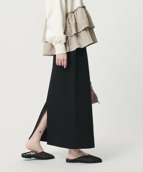 BEAUTY&YOUTH UNITED ARROWS / ビューティー&ユース ユナイテッドアローズ ロング・マキシ丈スカート | 【WEB限定 Wardrobe DAILY MINIMAL】ミラノリブ ニットスカート ウォッシャブル | 詳細6