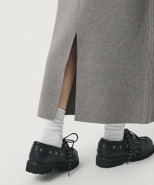 BEAUTY&YOUTH UNITED ARROWS / ビューティー&ユース ユナイテッドアローズ ロング・マキシ丈スカート | 【WEB限定 Wardrobe DAILY MINIMAL】ミラノリブ ニットスカート ウォッシャブル | 詳細17