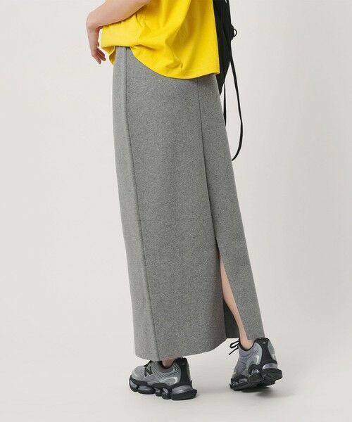 BEAUTY&YOUTH UNITED ARROWS / ビューティー&ユース ユナイテッドアローズ ロング・マキシ丈スカート | 【WEB限定 Wardrobe DAILY MINIMAL】ミラノリブ ニットスカート ウォッシャブル | 詳細10
