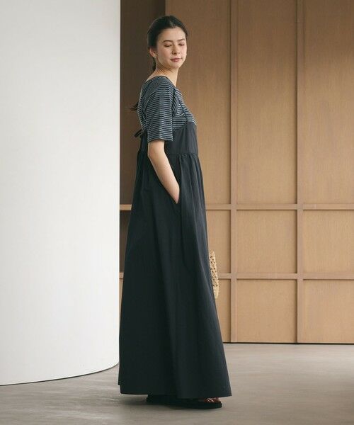 BEAUTY&YOUTH UNITED ARROWS / ビューティー&ユース ユナイテッドアローズ ミニ丈・ひざ丈ワンピース | バックホール キャミソール ワンピース ウォッシャブル | 詳細5