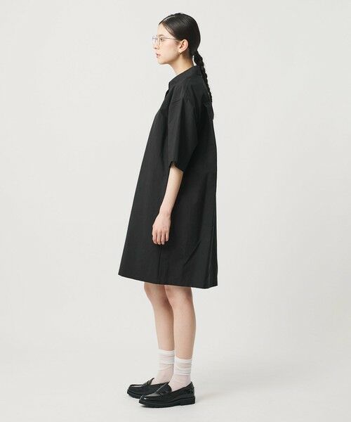 BEAUTY&YOUTH UNITED ARROWS / ビューティー&ユース ユナイテッドアローズ ミニ丈・ひざ丈ワンピース | コットンナイロン ミニ シャツワンピース | 詳細9