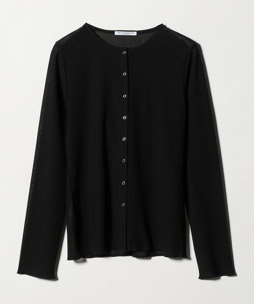 BEAUTY&YOUTH UNITED ARROWS / ビューティー&ユース ユナイテッドアローズ カーディガン・ボレロ | リングボタン チュール カーディガン ウォッシャブル 接触冷感 | 詳細10