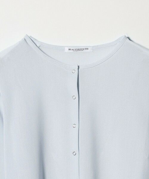 BEAUTY&YOUTH UNITED ARROWS / ビューティー&ユース ユナイテッドアローズ カーディガン・ボレロ | リングボタン チュール カーディガン ウォッシャブル 接触冷感 | 詳細21