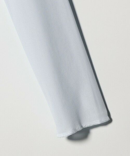 BEAUTY&YOUTH UNITED ARROWS / ビューティー&ユース ユナイテッドアローズ カーディガン・ボレロ | リングボタン チュール カーディガン ウォッシャブル 接触冷感 | 詳細22