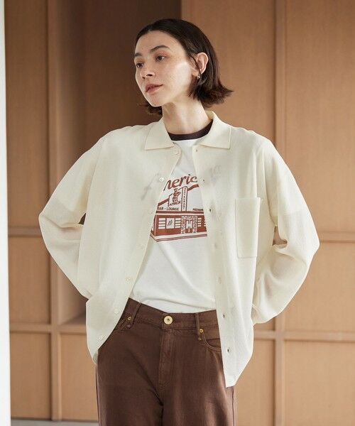 BEAUTY&YOUTH UNITED ARROWS / ビューティー&ユース ユナイテッドアローズ カーディガン・ボレロ | ミラノリブ シャツカーディガン ウォッシャブル | 詳細2