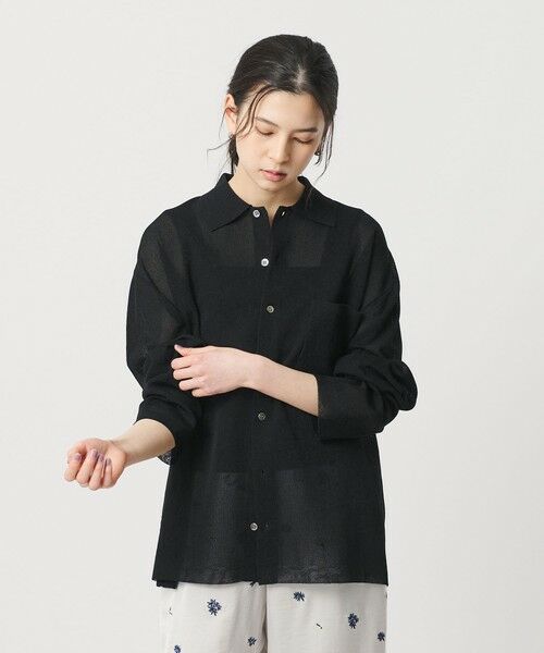 BEAUTY&YOUTH UNITED ARROWS / ビューティー&ユース ユナイテッドアローズ カーディガン・ボレロ | ミラノリブ シャツカーディガン ウォッシャブル | 詳細9