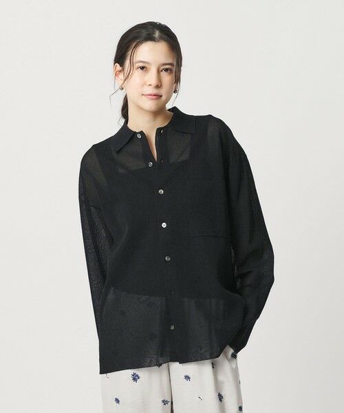 BEAUTY&YOUTH UNITED ARROWS / ビューティー&ユース ユナイテッドアローズ カーディガン・ボレロ | ミラノリブ シャツカーディガン ウォッシャブル | 詳細8