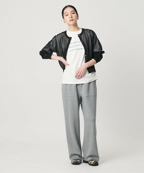 BEAUTY&YOUTH UNITED ARROWS / ビューティー&ユース ユナイテッドアローズ カーディガン・ボレロ | ライン クルーネック カーディガン ウォッシャブル | 詳細13