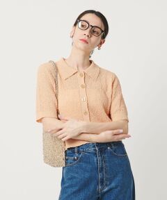 BEAUTY&YOUTH UNITED ARROWS / ビューティー&ユース ユナイテッドアローズ カーディガン・ボレロ | ノットヤーンニット ハーフスリーブ シャツ カーディガン ウォッシャブル