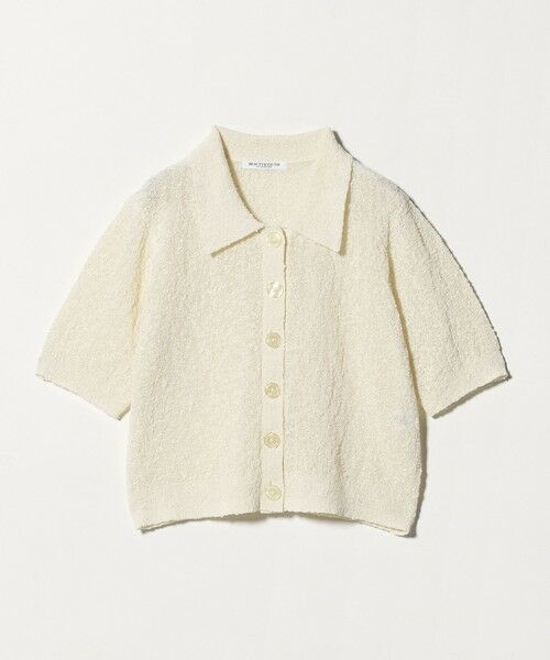 BEAUTY&YOUTH UNITED ARROWS / ビューティー&ユース ユナイテッドアローズ カーディガン・ボレロ | ノットヤーンニット ハーフスリーブ シャツ カーディガン ウォッシャブル | 詳細4
