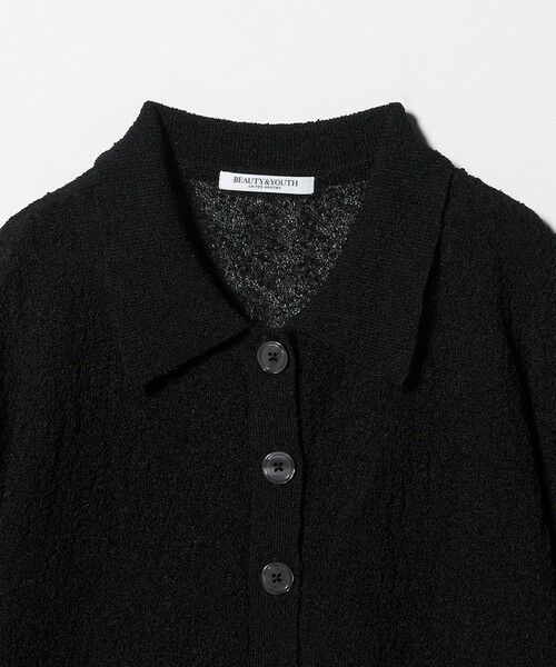 BEAUTY&YOUTH UNITED ARROWS / ビューティー&ユース ユナイテッドアローズ カーディガン・ボレロ | ノットヤーンニット ハーフスリーブ シャツ カーディガン ウォッシャブル | 詳細12