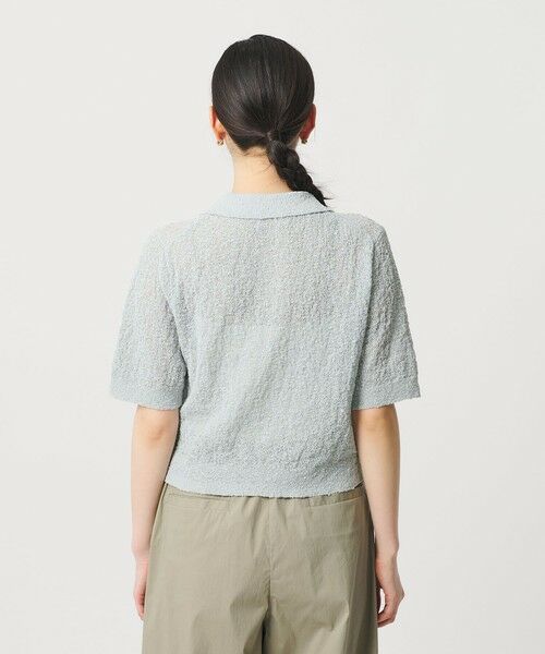 BEAUTY&YOUTH UNITED ARROWS / ビューティー&ユース ユナイテッドアローズ カーディガン・ボレロ | ノットヤーンニット ハーフスリーブ シャツ カーディガン ウォッシャブル | 詳細19