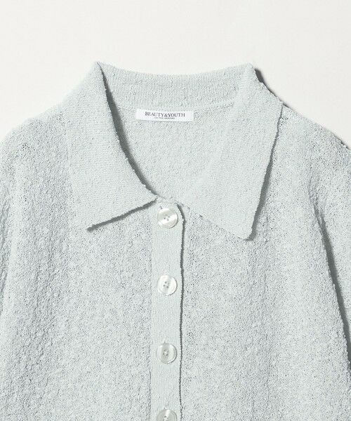 BEAUTY&YOUTH UNITED ARROWS / ビューティー&ユース ユナイテッドアローズ カーディガン・ボレロ | ノットヤーンニット ハーフスリーブ シャツ カーディガン ウォッシャブル | 詳細22