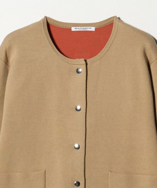 BEAUTY&YOUTH UNITED ARROWS / ビューティー&ユース ユナイテッドアローズ カーディガン・ボレロ | 【WEB限定 Wardrobe DAILY MINIMAL】バイカラー スナップボタンカーディガン ウォッシャブル | 詳細28